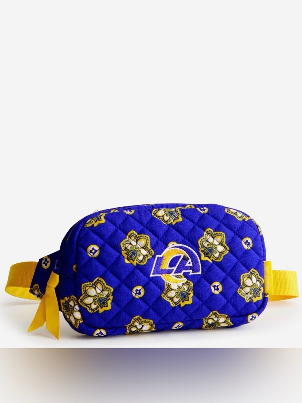 Vera Bradley Mini Belt Bag NFL Los Angeles Rams Blue Yellow Bandana NEW